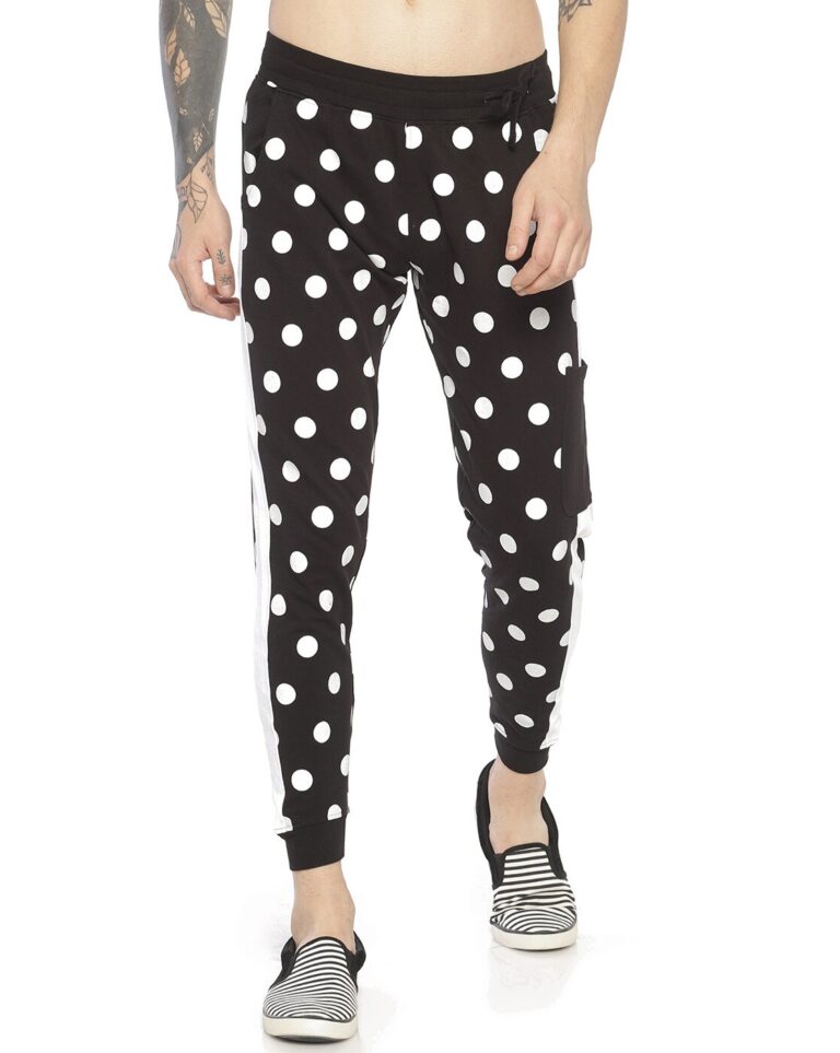 Mens Polka Dots Track Pant manufacturer, supplier in Mumbai, India